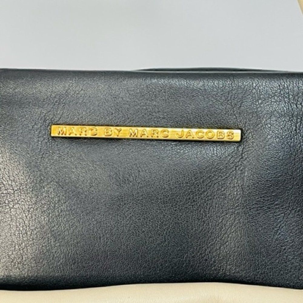 Marc by Marc Jacobs leather know when to fold em Nicky bag Two Toned color-block - Picture 6 of 8
